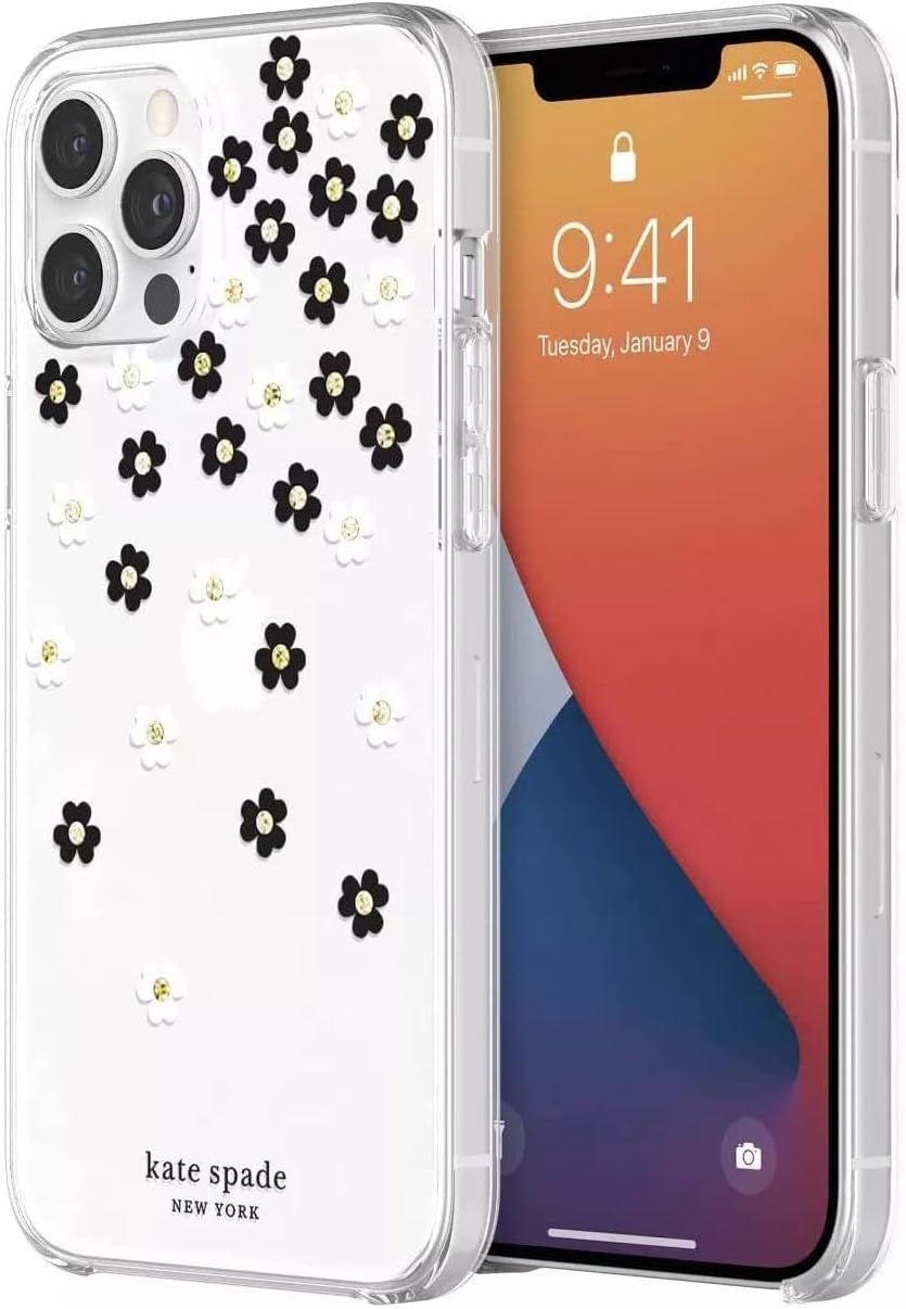 Kate Spade  Defensive Phone Case for iPhone 12 Pro Max - Flowers/Clear - Good