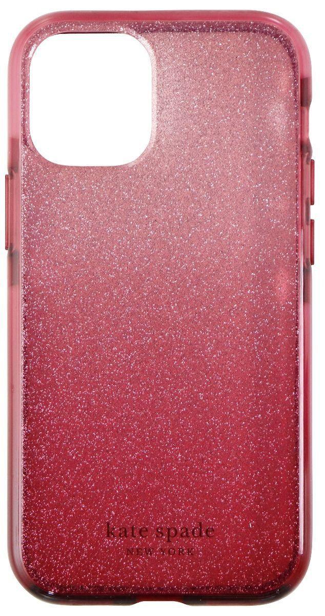 Kate Spade Defensive Series Phone Case for iPhone 12 mini - Glitter Ombre Magenta
