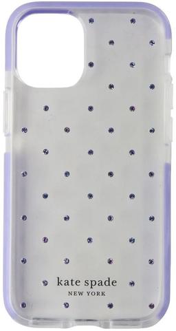 Kate Spade Defensive Series Phone Case for iPhone 12 mini - Pin Dot Gems / Lilac