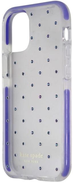 Kate Spade Defensive Series Phone Case for iPhone 12 mini - Pin Dot Gems / Lilac
