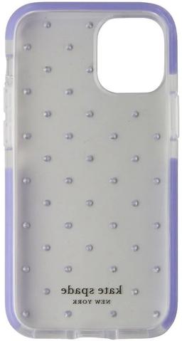 Kate Spade Defensive Series Phone Case for iPhone 12 mini - Pin Dot Gems / Lilac