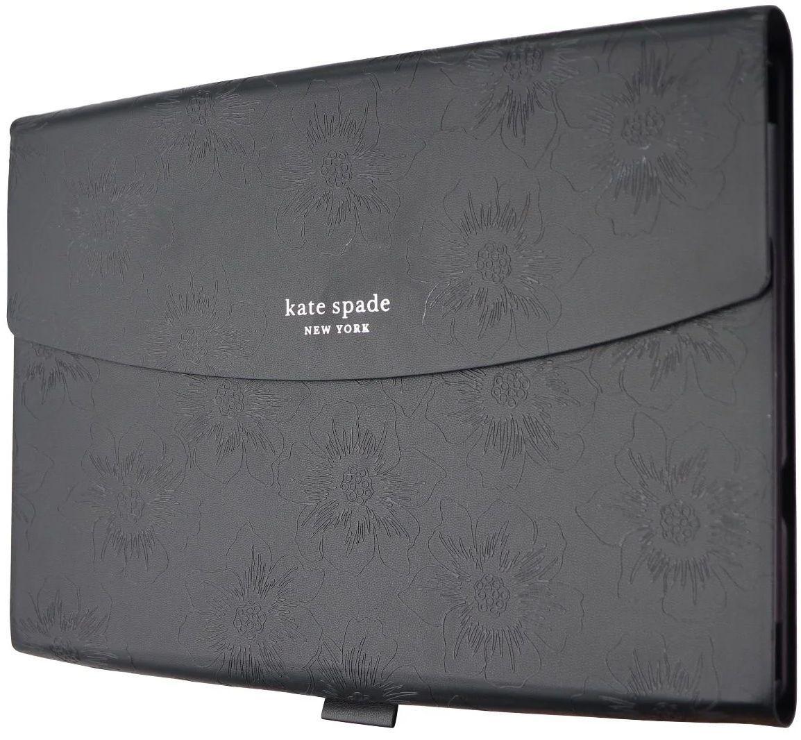 Kate Spade  Envelope Folio iPad Case for iPad 10.2" - Reverse Hollyhock (Black) - Excellent