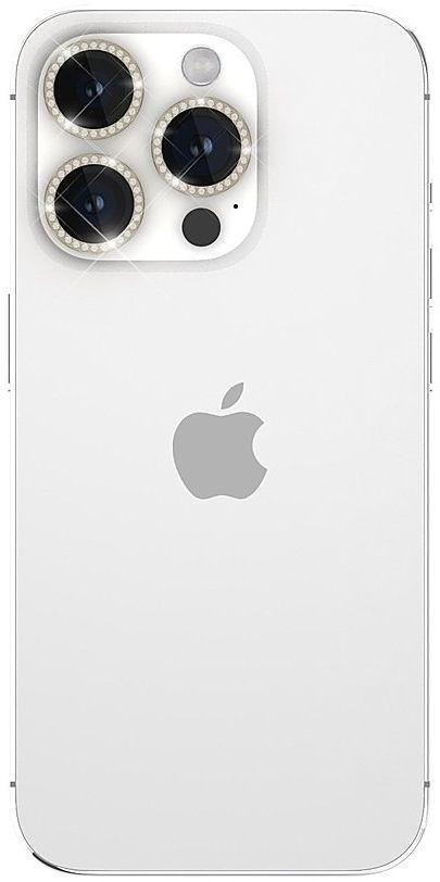 Kate Spade  New York Aluminum Ring Lens Protector for iPhone 15 Pro/15 Pro Max  - Stone Gold - Excellent