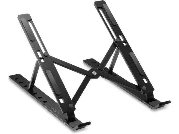 Kensington Collapsible Aluminum Laptop Riser - Aluminum - Black