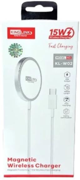 Refurbished Kinglink KLW02 15W Magnetic Wireless Charger Pad (1M) - Reebelo US