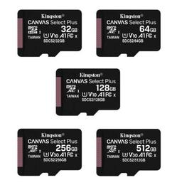 Kingston Canvas Select Plus microSD Memory Card - 64GB - Black