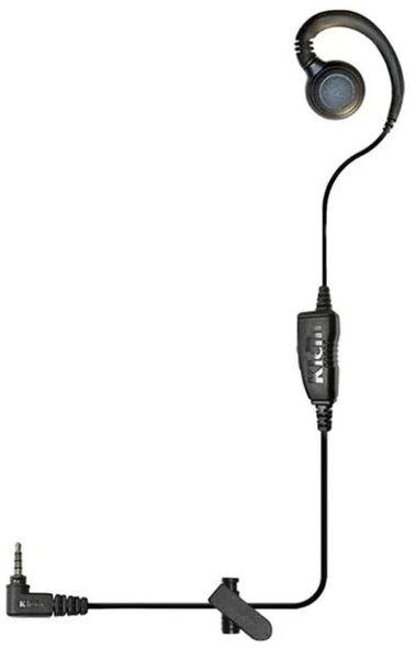 Klein CURL Wired PTT Headset for Sonim XP3 - Black