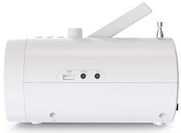 KLIM Boombox B4 CD Player Portable Audio System - White