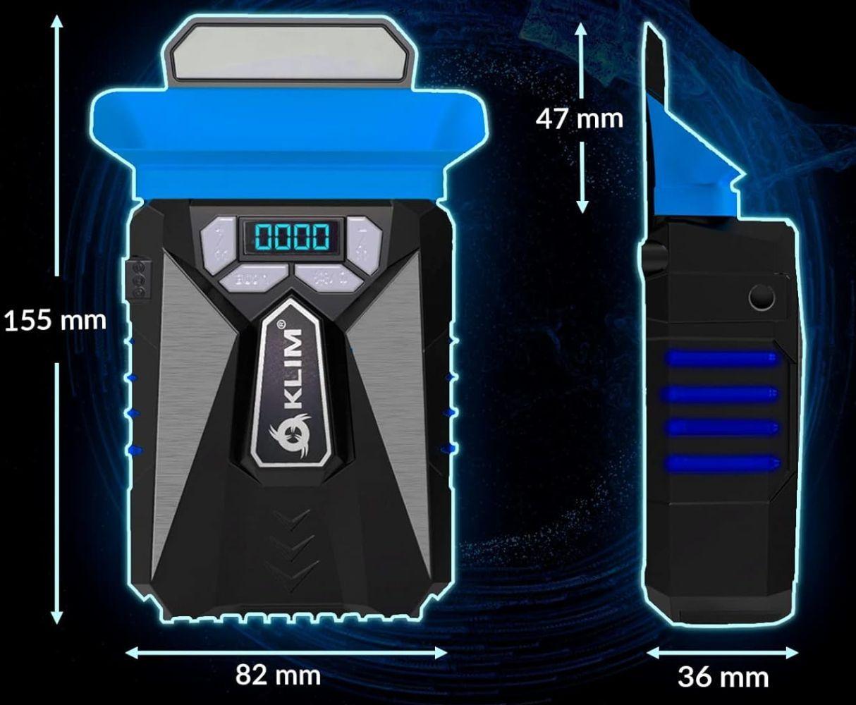 KLIM Cool Laptop Cooler Fan - Blue