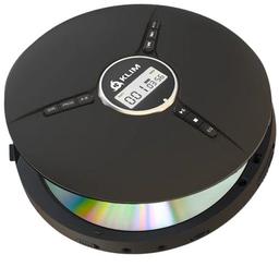 KLIM Discman Portable CD Player with Headphones - Black