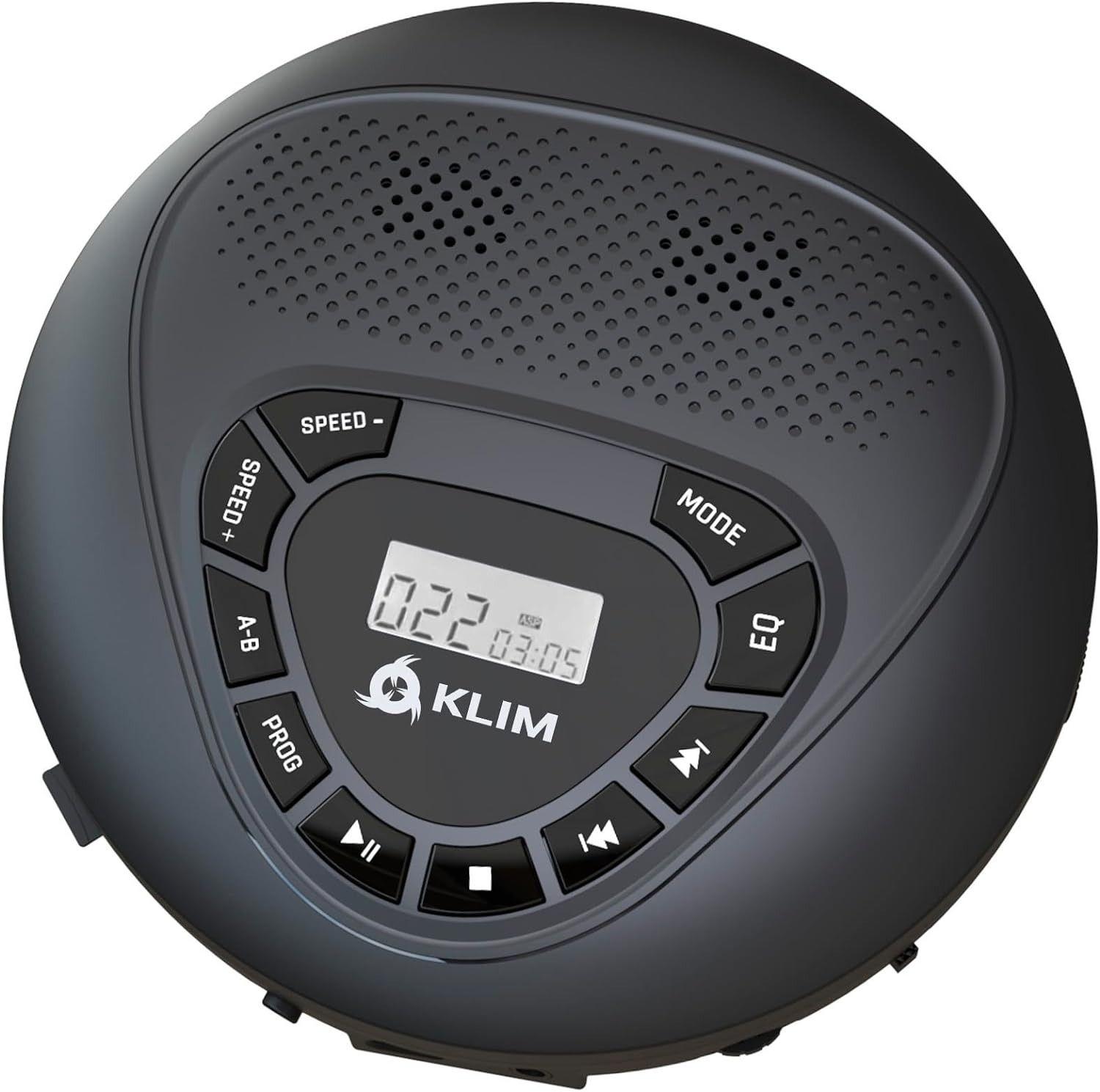 KLIM  Speaker + Bluetooth CD Player - Black - Acceptable