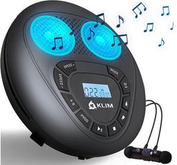 KLIM Speaker + Bluetooth CD Player - Black