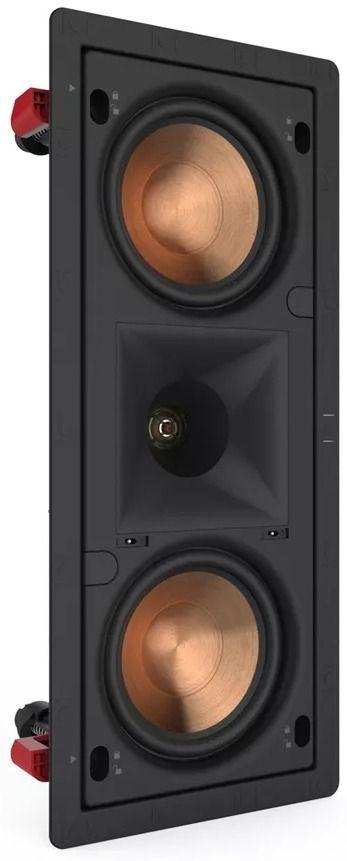Klipsch  PRO-250-RPW LCR In-Wall LCR Speaker - Black - Premium