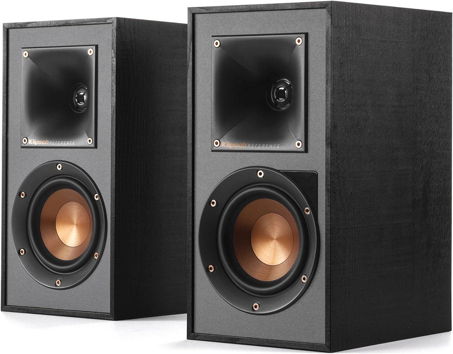 Klipsch  R-41PM Powered Bookshelf Speaker - Black - Premium