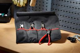 Knipex 00 19 56 4-Piece Circlip Pliers Set - Black/Red