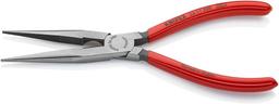 Knipex 26 11 200 8" Long Nose Pliers with Cutter - Silver/Red