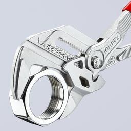 Knipex 86 03 180 7 1/4" Pliers Wrench - Silver/Red