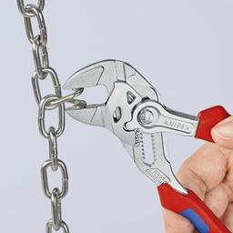 Knipex 86 05 180 7 1/4" Pliers Wrench - Silver/Red