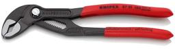Knipex 87 01 180 7 1/4" Cobra Water Pump Pliers - Black/Red