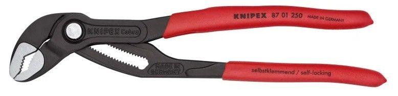 Knipex  87 01 250 10" Cobra Water Pump Pliers - Black/Red - Premium