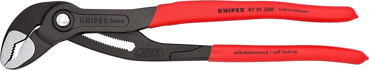 Knipex 87 01 300 12" Cobra Water Pump Pliers - Black/Red