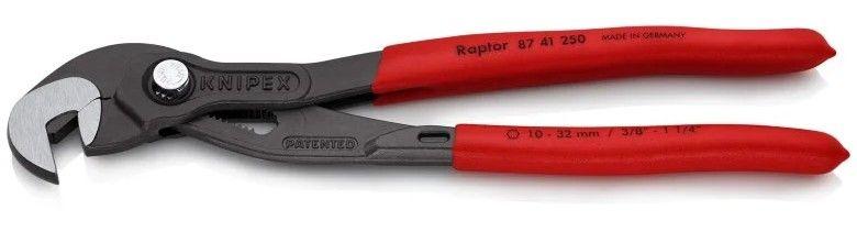 Knipex 87 41 250 10" Raptor Pliers - Black/Red