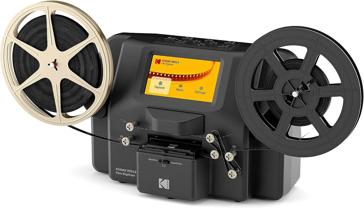 Kodak  REELS Film Digitizer for 8mm & Super 8 Film - Black - Excellent