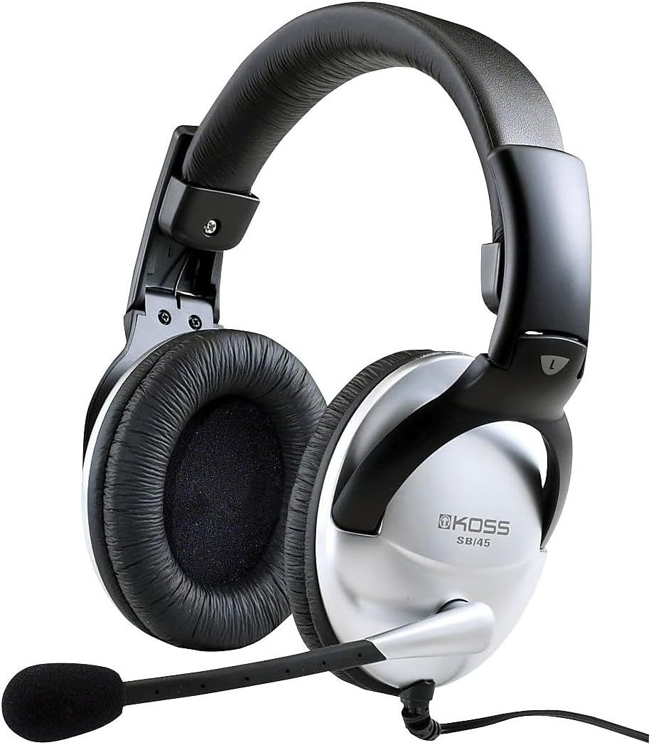Koss SB45 Communication Stereo Headset - Grey