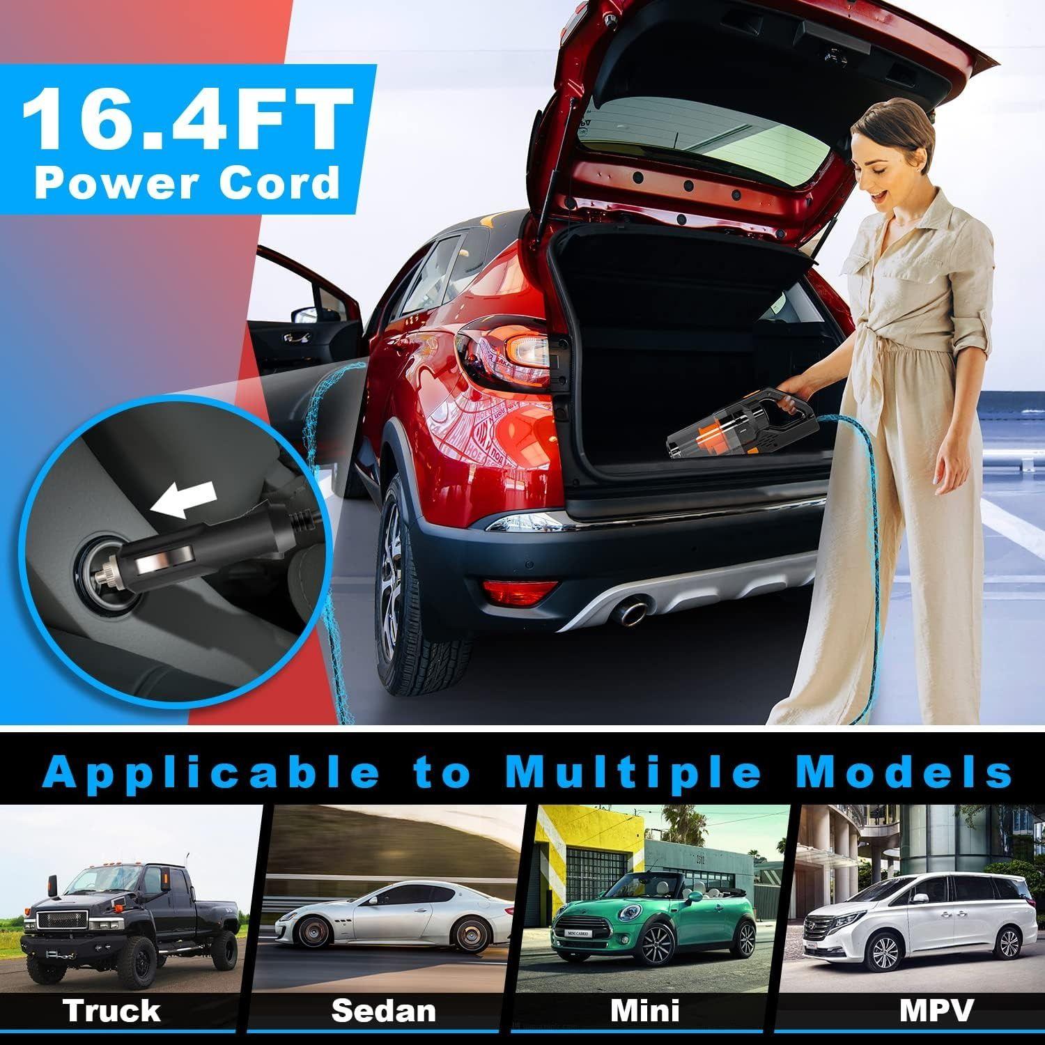 KOWASIS SV11 Car Vacuum Cleaner - Black