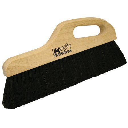 Kraft Tool CC269 12" Hand Concrete Finish Brush - Wood