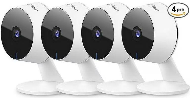 LaView  F1 Security Camera LV-PWF1 (4Pack) - White - Excellent