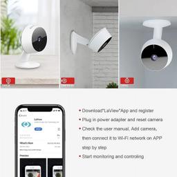 LaView F1 Security Camera LV-PWF1 (4Pack) - White