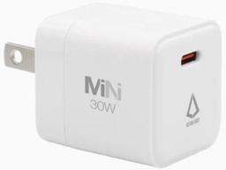 LBT Ultra Fast 30W Mini Wall Charger with USB-C Port - White