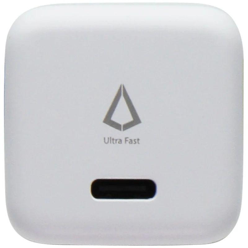 LBT Ultra Fast 30W Mini Wall Charger with USB-C Port - White