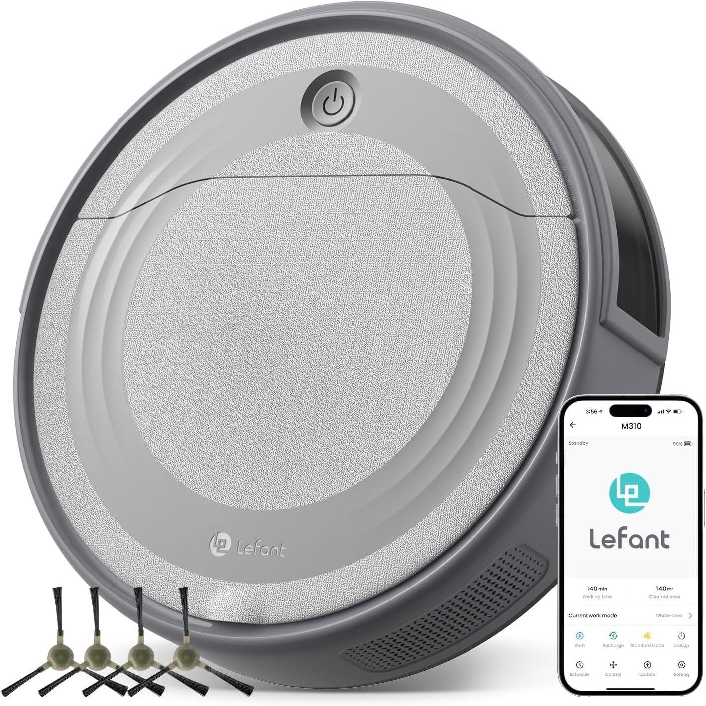 Lefant  Robot Vacuum Cleaner (M310) - Champagne Gray - Excellent