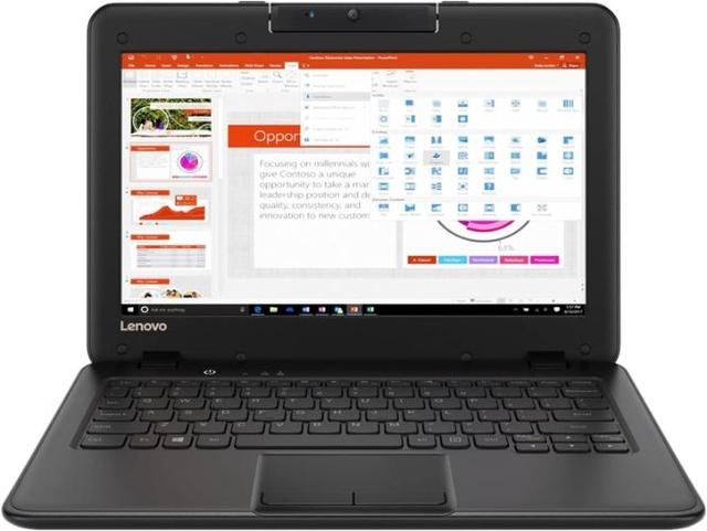 Lenovo 100e Winbook Laptop 11.6" Intel Celeron N3350 1.1GHz in Black in Excellent condition