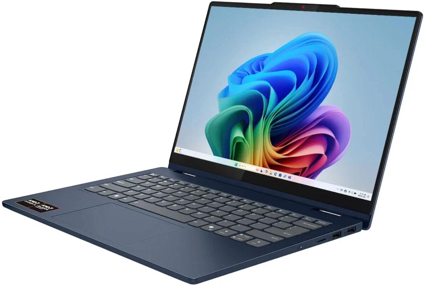 Lenovo IdeaPad 5 83KT001YUS 2-in-1 AMD Laptop 14" - Cosmic Blue - AMD Ryzen AI 7 350 2.0GHz - 16GB RAM - 1TB