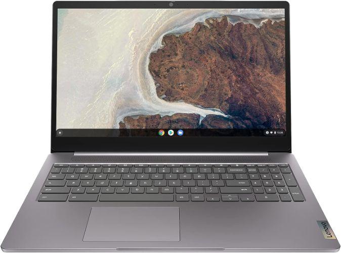 Lenovo  IdeaPad 3 Chromebook 15IJL6 Laptop 15.6" - Intel Celeron® N4500 1.1GHz - 64GB - Arctic Grey - 4GB RAM - 15.6 Inch - Acceptable