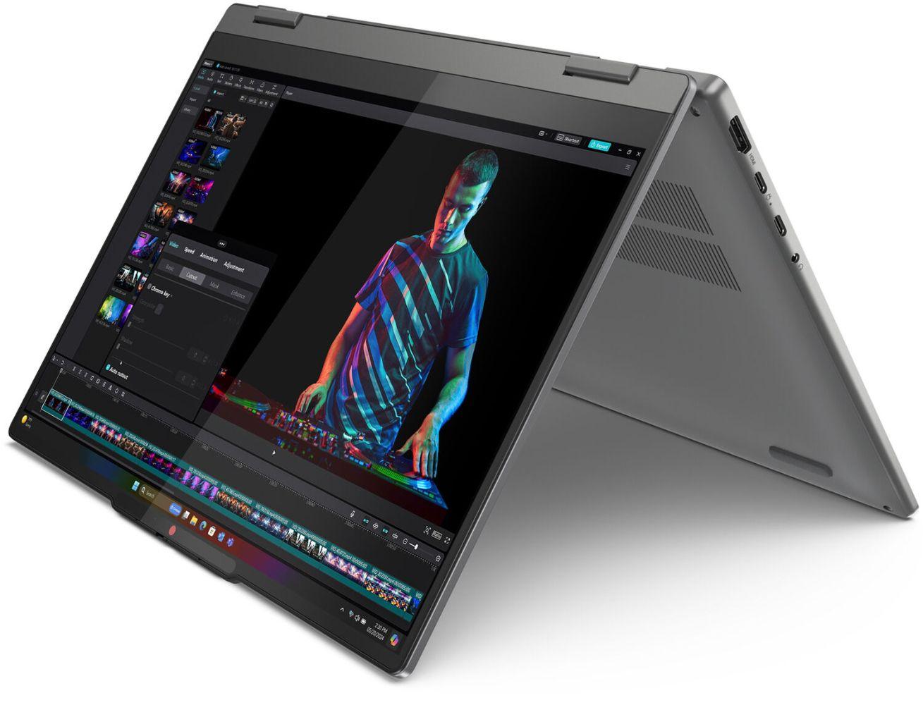 Lenovo Ideapad Slim 5 14Q8X9 2-in-1 Laptop 14" - Luna Grey - Snapdragon X Plus X1P42-100 3.2GHz - 16GB RAM - 1TB