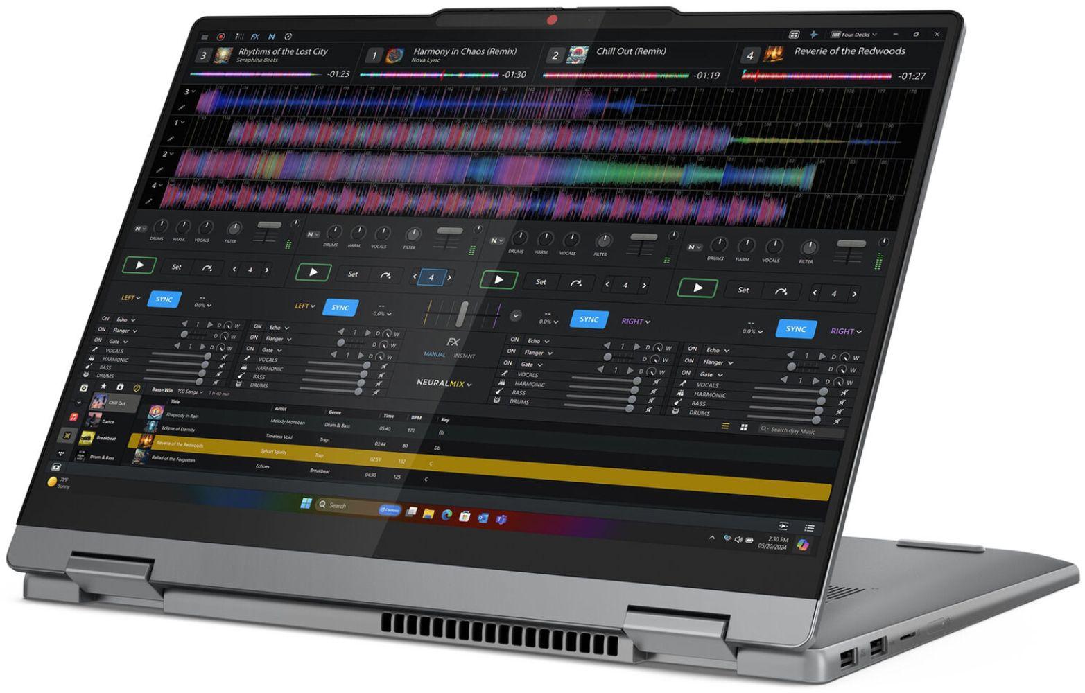 Lenovo Ideapad Slim 5 14Q8X9 2-in-1 Laptop 14" - Luna Grey - Snapdragon X Plus X1P42-100 3.2GHz - 16GB RAM - 1TB