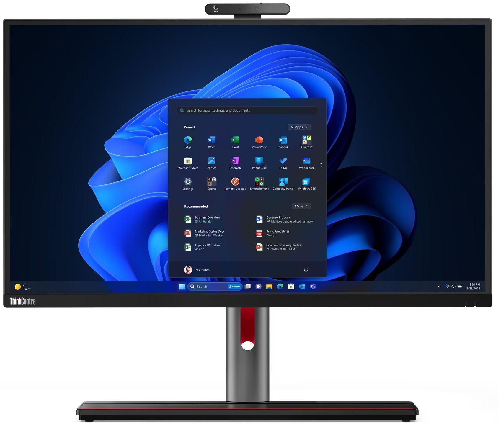 Lenovo  ThinkCentre M90a Pro G4 AIO 23.8" - Intel Core i5-13500 2.5GHz - 512GB - Black - 16GB RAM - 23.8 Inch - Excellent