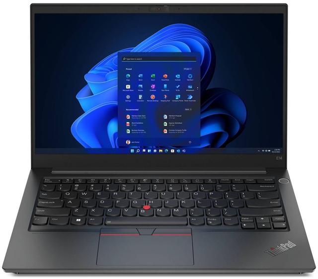 Lenovo ThinkPad E14 (Gen 4) AMD Laptop 14" AMD Ryzen 7 5825U 1.9GHz in Black in Excellent condition