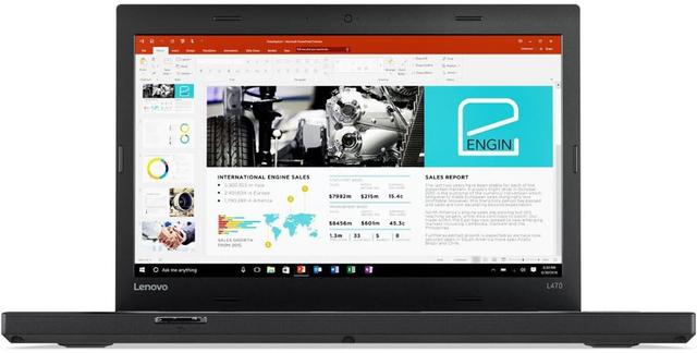 Lenovo ThinkPad L470 Laptop 14" Intel Core  i5-6300U 2.4GHz in Black in Excellent condition