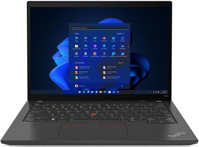Lenovo ThinkPad P14s Gen 3 (Intel) Mobile Workstation Laptop 14" Intel Core i7-1280P 3.6GHz in Black