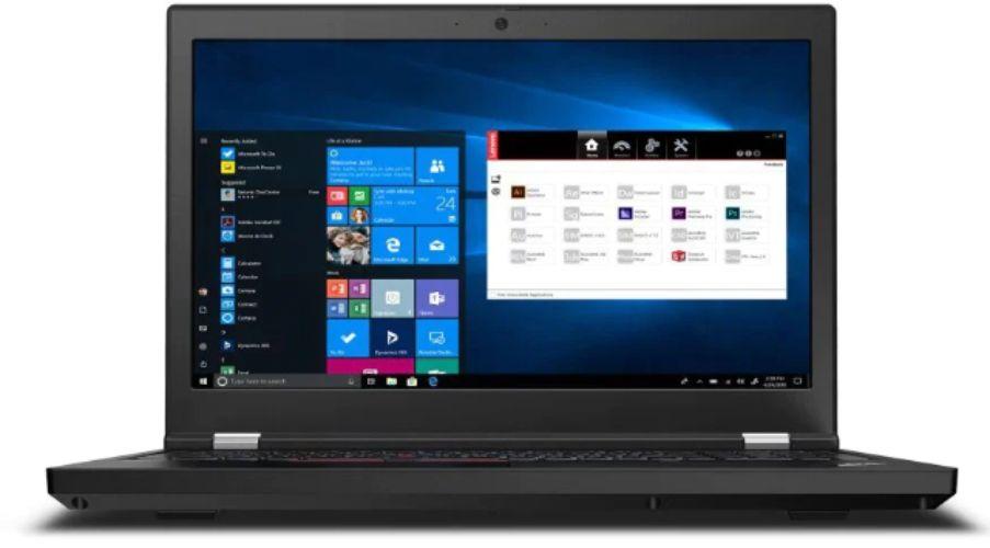 Lenovo  ThinkPad P15 (Gen 1) Mobile Workstation Laptop 15.6" - Intel Core i7-10750H 2.6GHz - 1TB - Black - 32GB RAM - 15.6 Inch - Acceptable