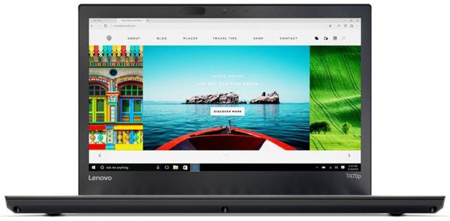 Lenovo ThinkPad T470p Laptop 14" Intel Core i5-7440HQ 2.8GHz in Black