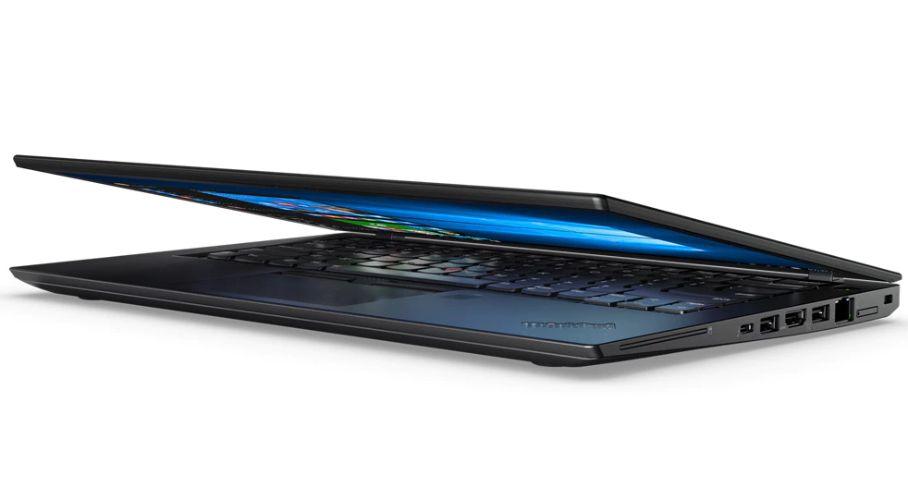 Lenovo ThinkPad T470s Laptop 14" - Black - Intel Core i5-6300U 2.4GHz - 12GB RAM - 256GB