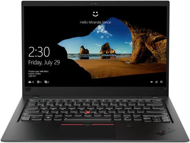 Lenovo ThinkPad X1 Carbon (Gen 6) Laptop 14" Intel Core i5-8350U 1.7GHz in Black in Excellent condition