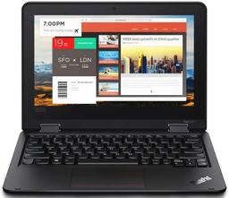 Lenovo ThinkPad Yoga 11e (Gen 5) Laptop 11.6" - Black - Intel Pentium Silver N5000 1.1GHz - 8GB RAM - 128GB