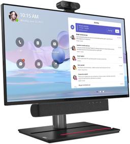 Lenovo ThinkSmart View Plus AIO Desktop PC - Qualcomm QCS8250 Kryo Gold 2.85GHz - 128GB - Black - 8GB RAM - 27 Inch